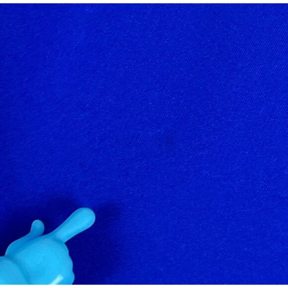 Allison Daley High Rise Trouser Pants Women's 14 Blue Elastic Waist Straight Leg - Picture 4 of 9